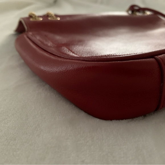 Marc Jacobs purse with red leather and golden chain straps *EUC* made in Italy - Picture 12 of 15